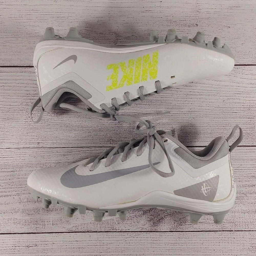 Nike Alpha Huarache 7 Youth Lacrosse/Football Cleats BQ4181-109 US-6Y